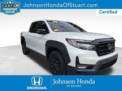 Platinum White Pearl 2023 Honda Ridgeline Black