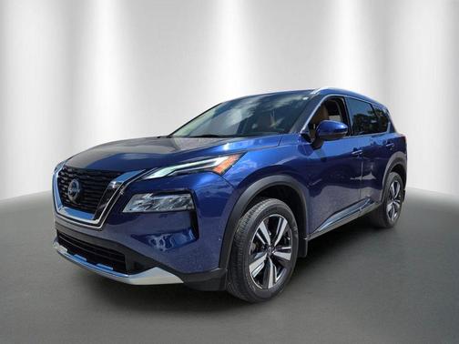 Caspian Blue Metallic 2023 Nissan Rogue Platinum