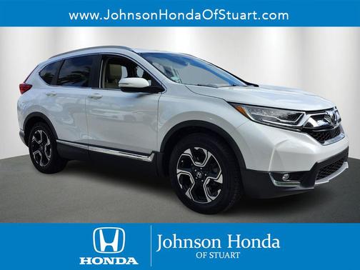 Platinum White Pearl 2019 Honda CR-V Touring
