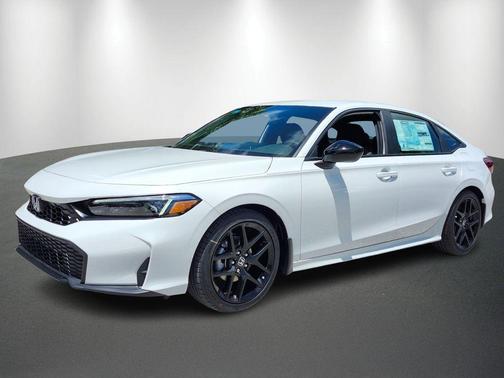Platinum White Pearl 2026 Honda Civic Sport