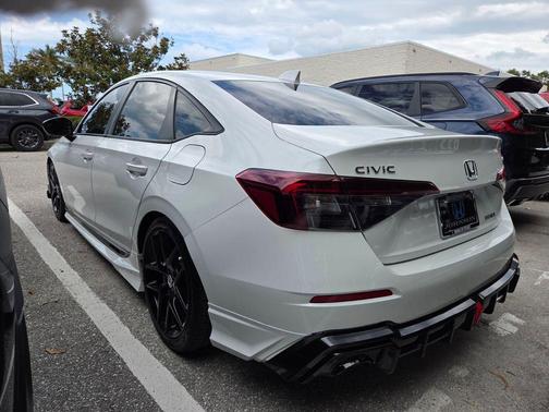 Platinum White Pearl 2025 Honda Civic Sport