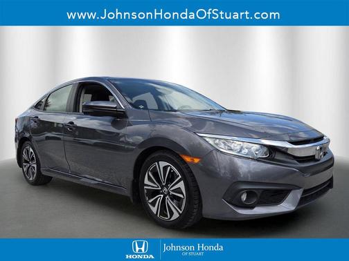 Modern Steel Metallic 2018 Honda Civic EX-L