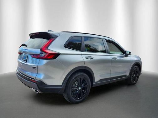 Solar Silver Metallic 2026 Honda CR-V Hybrid Sport Touring AWD