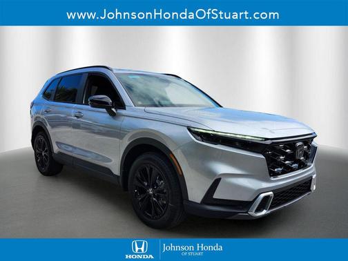 Solar Silver Metallic 2026 Honda CR-V Hybrid Sport Touring AWD