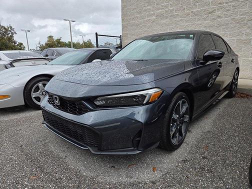 Meteorite Gray Metallic 2025 Honda Civic Hybrid Sport Touring