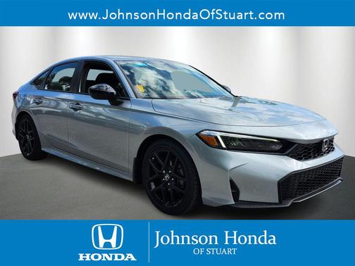 Solar Silver Metallic 2026 Honda Civic Sport