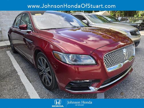 Ruby Red Metallic Tinted Clearcoat 2018 Lincoln Continental Reserve