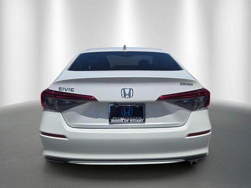 Platinum White Pearl 2023 Honda Civic LX