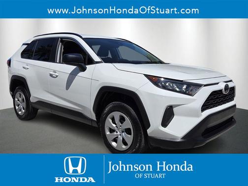 Super White 2019 Toyota RAV4 LE