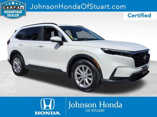 Platinum White Pearl 2024 Honda CR-V EX-L 2WD