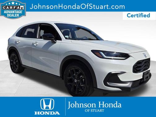 Platinum White Pearl 2025 Honda HR-V AWD Sport