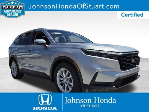 Lunar Silver Metallic 2024 Honda CR-V EX 2WD