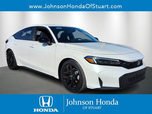 Platinum White Pearl 2026 Honda Civic Sport