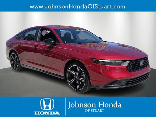 Radiant Red Metallic 2026 Honda Accord Hybrid Sport