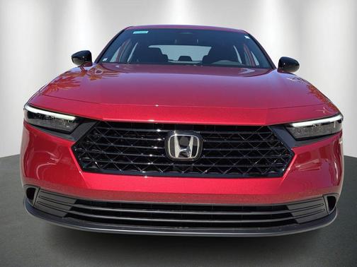 Radiant Red Metallic 2026 Honda Accord Hybrid Sport