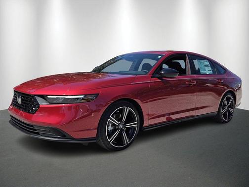 Radiant Red Metallic 2026 Honda Accord Hybrid Sport