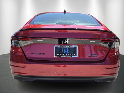 Radiant Red Metallic 2026 Honda Accord Hybrid Sport