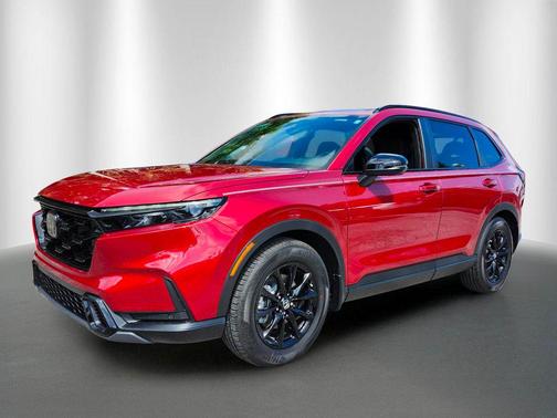 Radiant Red Metallic 2026 Honda CR-V Hybrid Sport-L FWD