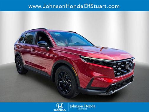 Radiant Red Metallic 2026 Honda CR-V Hybrid Sport-L FWD