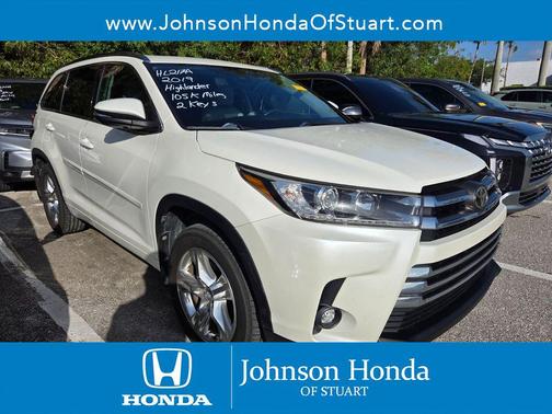Blizzard Pearl 2019 Toyota Highlander Limited