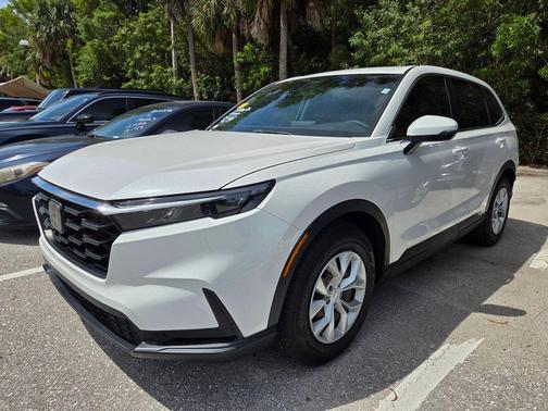 Platinum White Pearl 2023 Honda CR-V LX 2WD