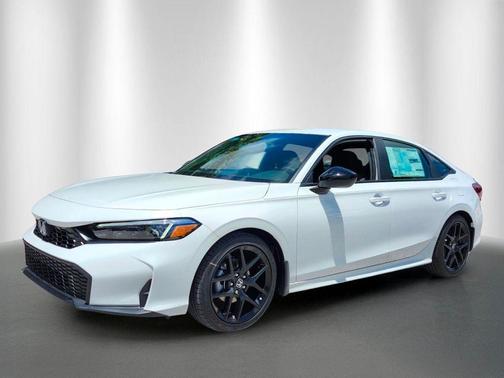 Platinum White Pearl 2026 Honda Civic Sport