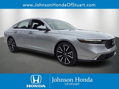 Solar Silver Metallic 2026 Honda Accord Hybrid Touring