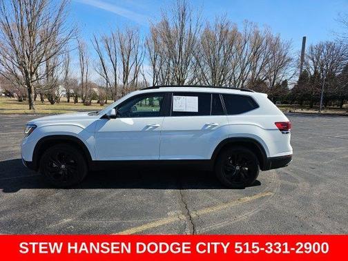 Pure White 2023 Volkswagen Atlas 3.6L SE w/Technology