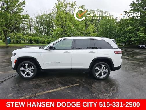 Bright White Clearcoat 2023 Jeep Grand Cherokee 4xe Base