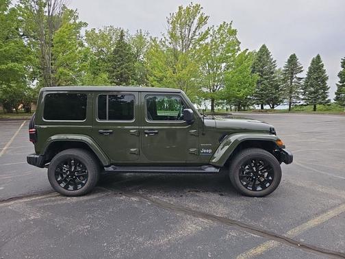 Sarge Green Clearcoat 2023 Jeep Wrangler 4xe Sahara