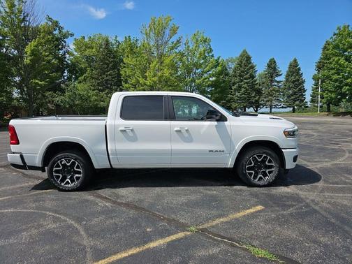 Bright White Clearcoat 2025 RAM 1500 Laramie