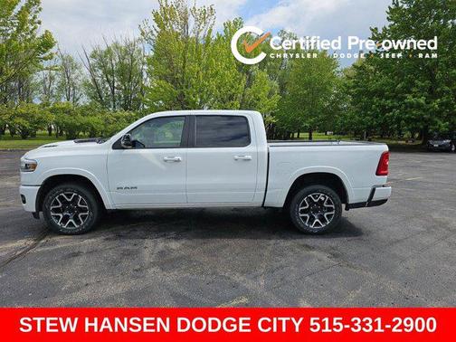 Bright White Clearcoat 2025 RAM 1500 Laramie