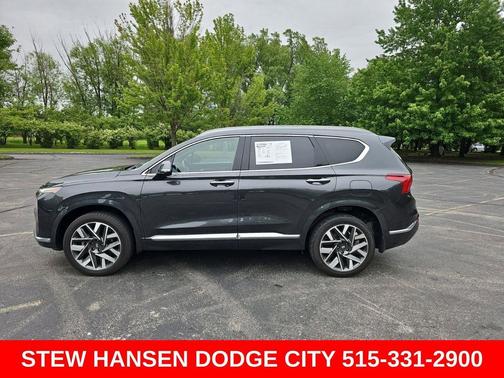 Portofino Gray 2023 Hyundai SANTA FE Calligraphy