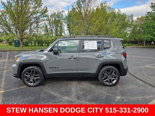 Granite Crystal Metallic Clearcoat 2021 Jeep Renegade 80th Anniversary 4x4