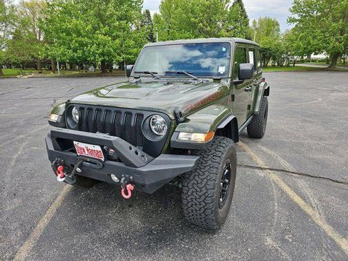 Sarge Green Clearcoat 2023 Jeep Wrangler Rubicon