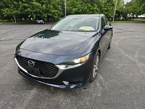 Deep Crystal Blue Mica 2025 Mazda Mazda3 FWD w/Preferred Package