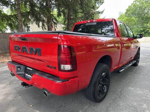 Flame Red Clearcoat 2017 RAM 1500 Night Crew Cab 4x4 6'4' Box