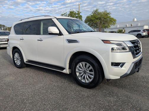 Aspen White 2024 Nissan Armada SV 2WD