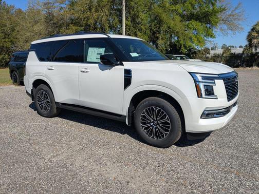 Aspen White 2026 Nissan Armada Platinum