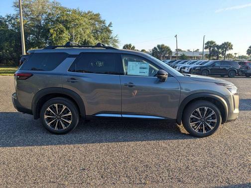 Gun Metallic 2026 Nissan Pathfinder Platinum