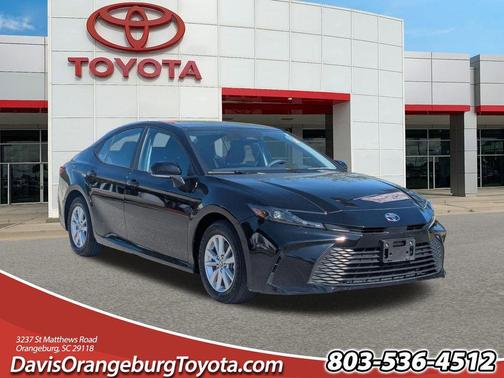 Midnight Black Metallic 2025 Toyota Camry LE