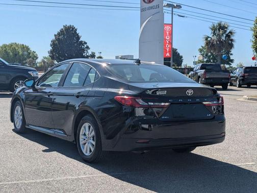 Midnight Black Metallic 2025 Toyota Camry LE