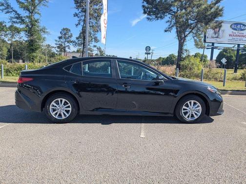 Midnight Black Metallic 2025 Toyota Camry LE