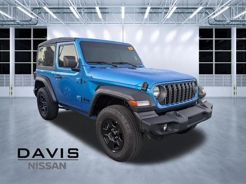 Hydro Blue Pearlcoat 2025 Jeep Wrangler Sport