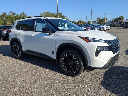 White Pearl 2026 Nissan Rogue Dark Armor