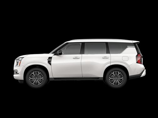 Aspen White Tricoat 2026 Nissan Armada Platinum