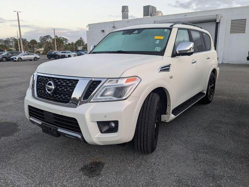 Pearl White Tricoat 2020 Nissan Armada Platinum 2WD