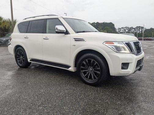 Pearl White Tricoat 2020 Nissan Armada Platinum 2WD