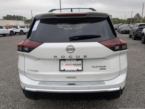 White Pearl 2026 Nissan Rogue Platinum
