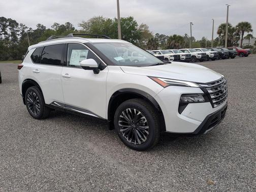 White Pearl 2026 Nissan Rogue Platinum
